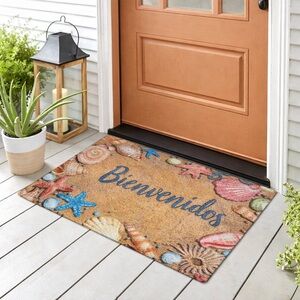 "Bienvenidos" Spanish “Welcome” mat
